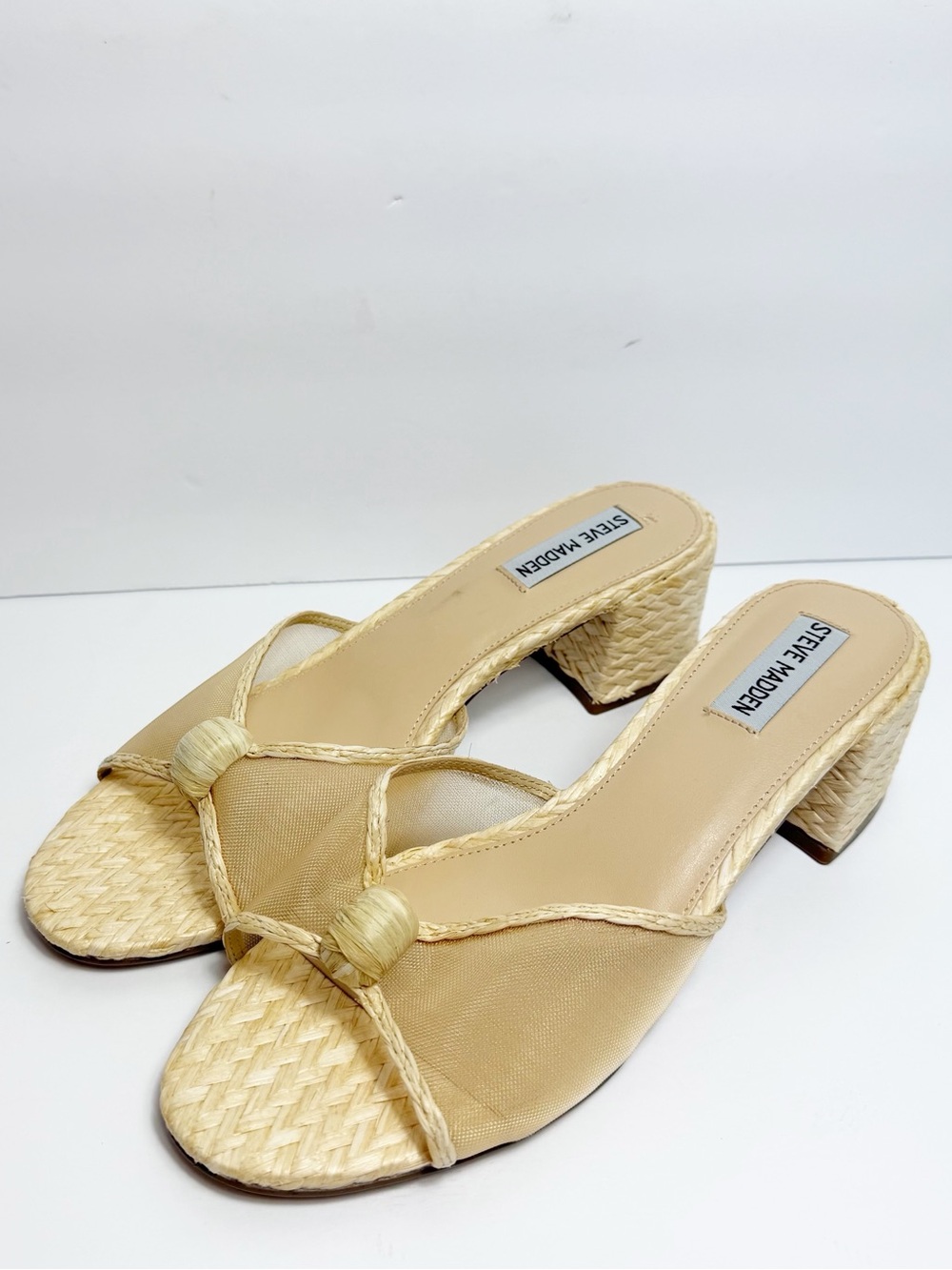 Steve Madden Melodee SandalsLight Beige Women's 10 New No Box